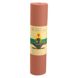 Powertrain Eco - friendly Dual Layer 6mm Yoga Mat | Peach | Non - slip Surface And Carry Strap For Ultimate Comfort And Portability - Decor Delight Aus