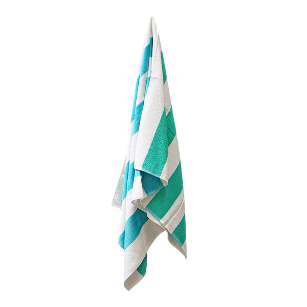 Reversible Striped Beach Towel 100% Cotton - Decor Delight Aus