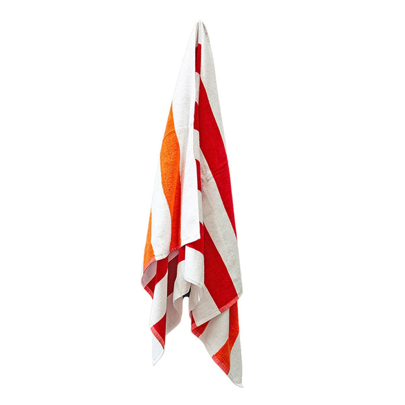 Reversible Striped Beach Towel 100% Cotton - Decor Delight Aus
