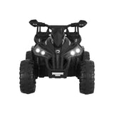Rigo Kids Ride On Car ATV Quad Motorbike Storage Rack Electric Toys 12V Black - Decor Delight Aus