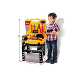 Toy Power Workbench, Kids Power Tool Bench Construction Set with Tools and Electric Drill - Decor Delight Aus