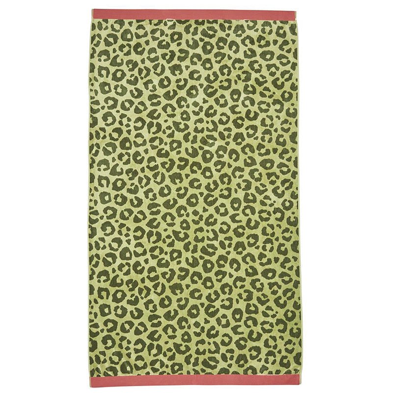 Velour Wildcat Cotton Beach Towel - Decor Delight Aus