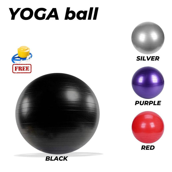 VERPEAK Yoga Ball 75cm (Purple) - Decor Delight Aus