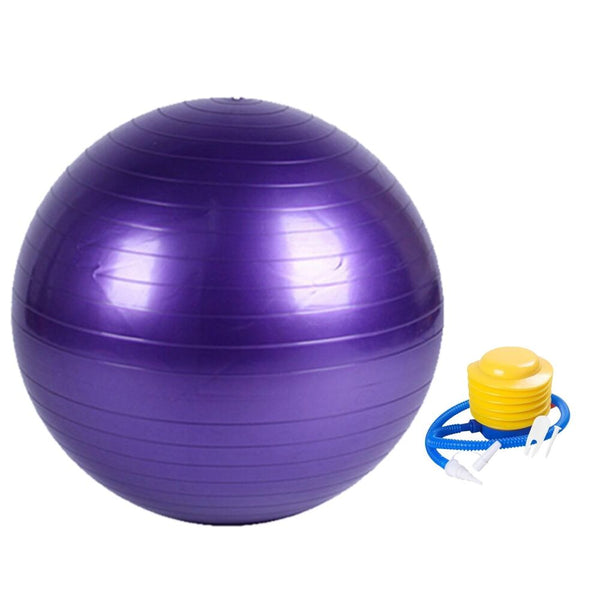 VERPEAK Yoga Ball 75cm (Purple) - Decor Delight Aus