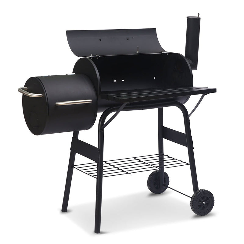 Wallaroo 2 - in - 1 Outdoor Barbecue Grill & Offset Smoker - Decor Delight Aus