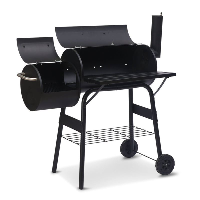 Wallaroo 2 - in - 1 Outdoor Barbecue Grill & Offset Smoker - Decor Delight Aus