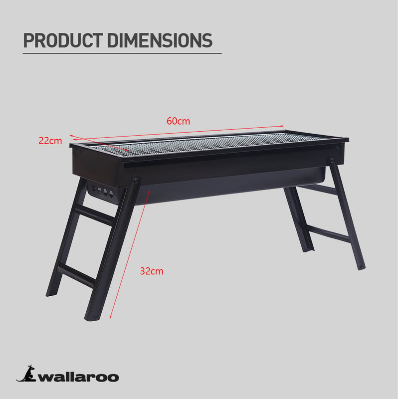 Wallaroo Portable Charcoal BBQ Grill Barbecue - Decor Delight Aus