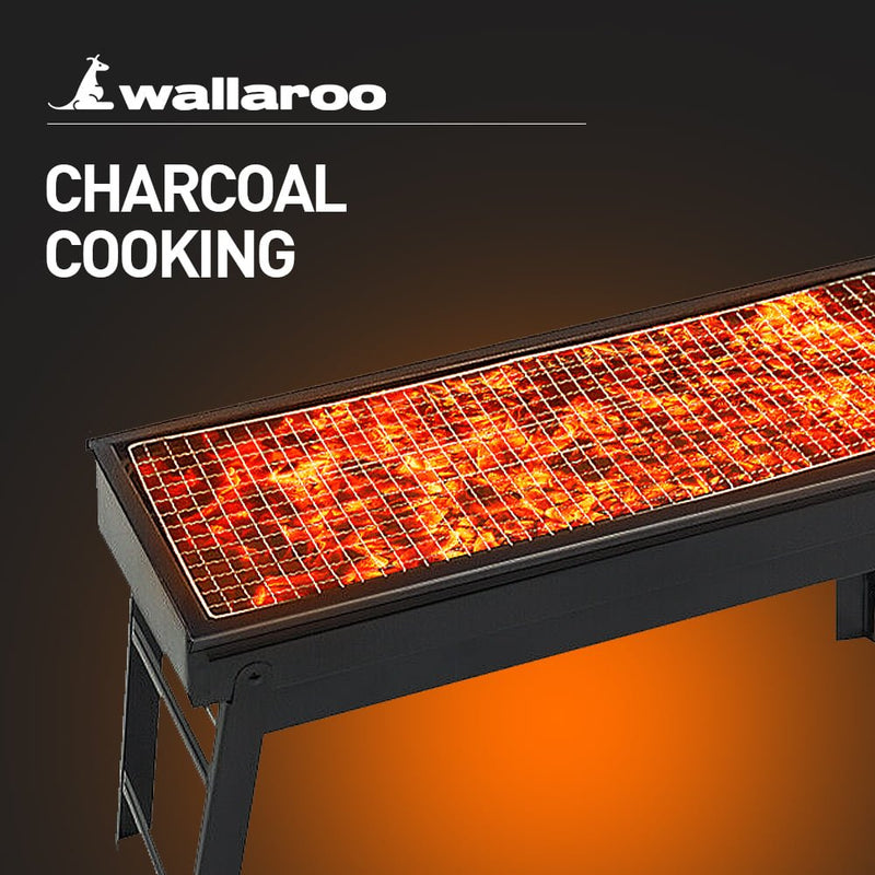 Wallaroo Portable Charcoal BBQ Grill Barbecue - Decor Delight Aus