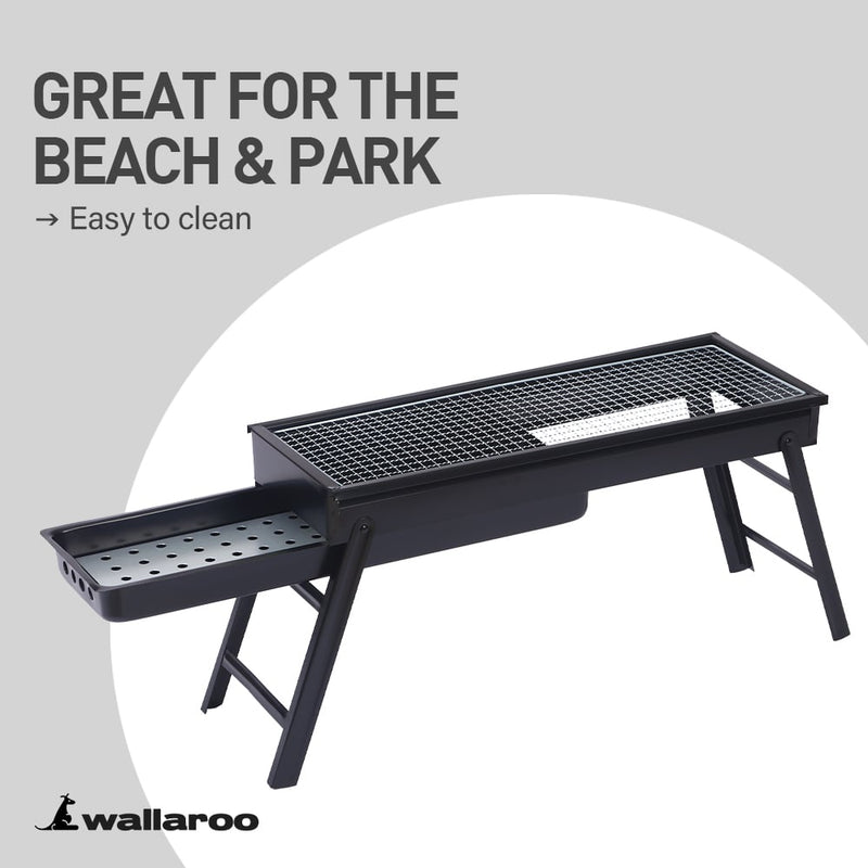 Wallaroo Portable Charcoal BBQ Grill Barbecue - Decor Delight Aus