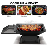 Wallaroo Portable Outdoor Fire Pit for BBQ, Grilling, Cooking, Camping - Decor Delight Aus