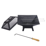 Wallaroo Portable Outdoor Fire Pit for BBQ, Grilling, Cooking, Camping - Decor Delight Aus