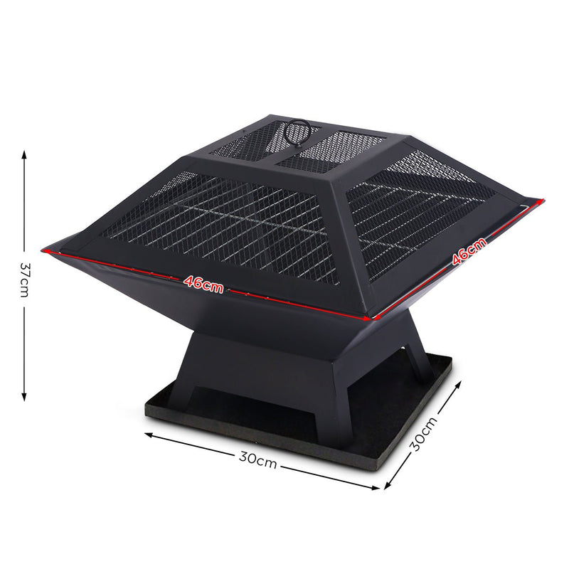 Wallaroo Portable Outdoor Fire Pit for BBQ, Grilling, Cooking, Camping - Decor Delight Aus