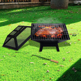 Wallaroo Portable Outdoor Fire Pit for BBQ, Grilling, Cooking, Camping - Decor Delight Aus